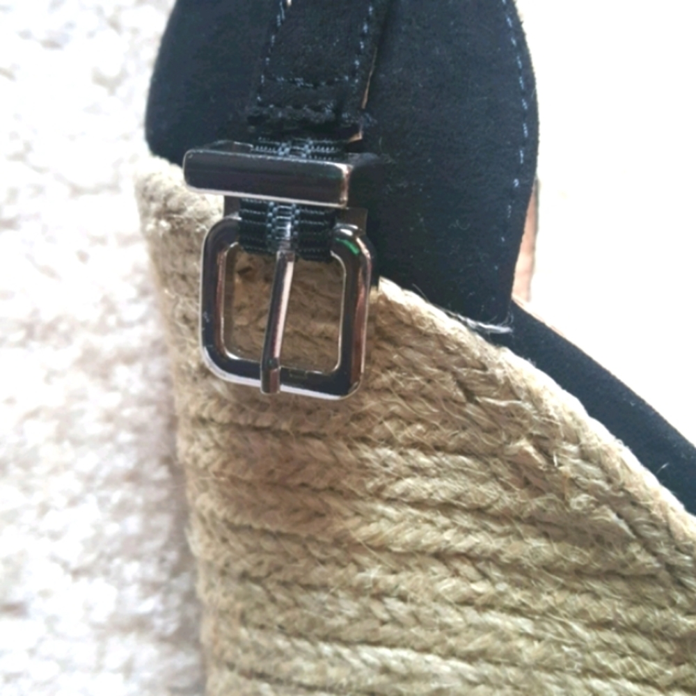Black espradrilles wedges by Express - Picture 4 of 5